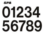 Spa font, evokes the passion of the famous circuit  