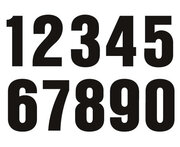 Comes in Le Mans Classic font, choose any 5 digits  